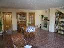 dining room with chimney